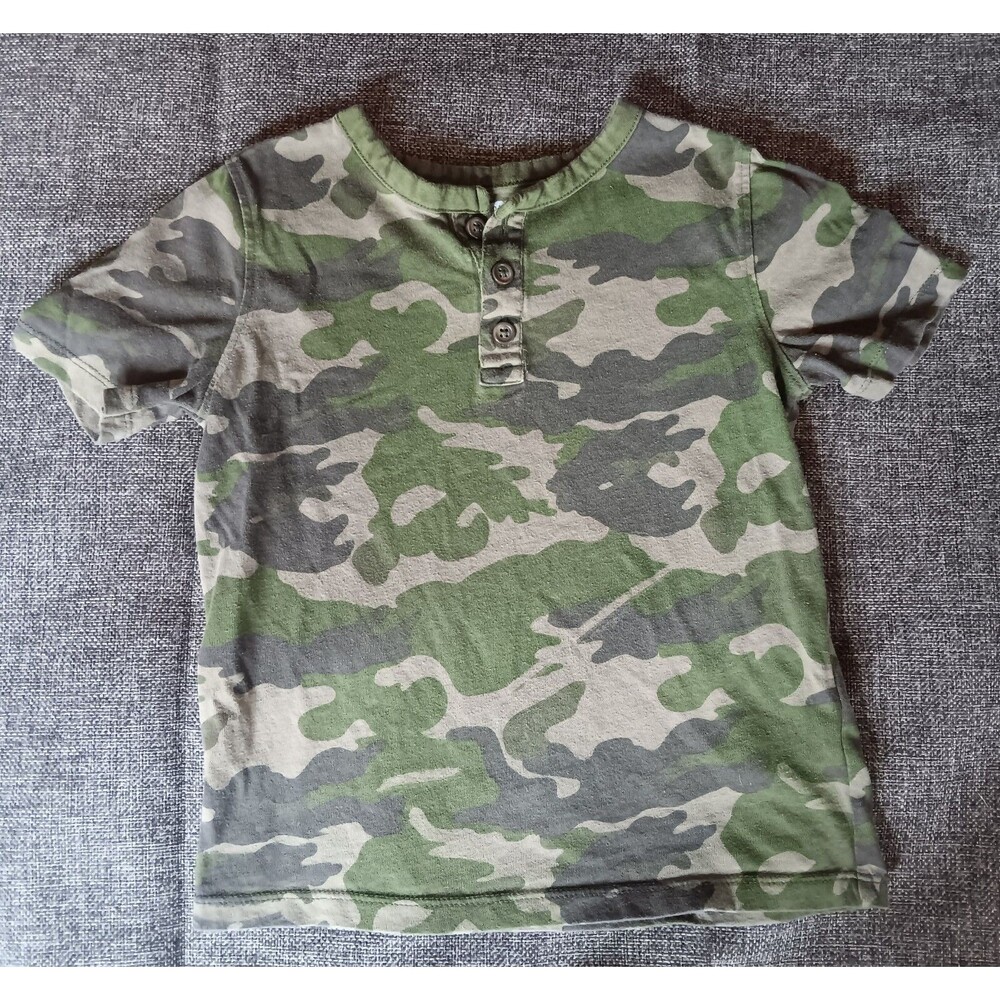 Shirt 5T Old Navy Boy Camouflage Short sleeves